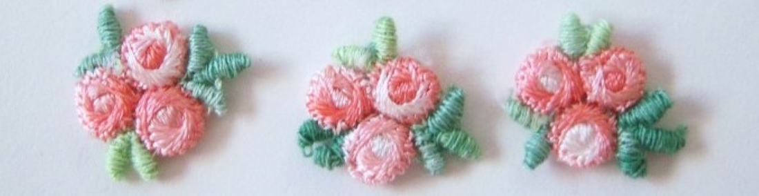 Peach 3/4" Flower