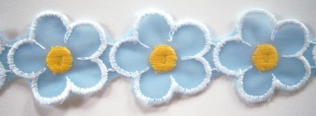 Blue Daisy Double Tricot