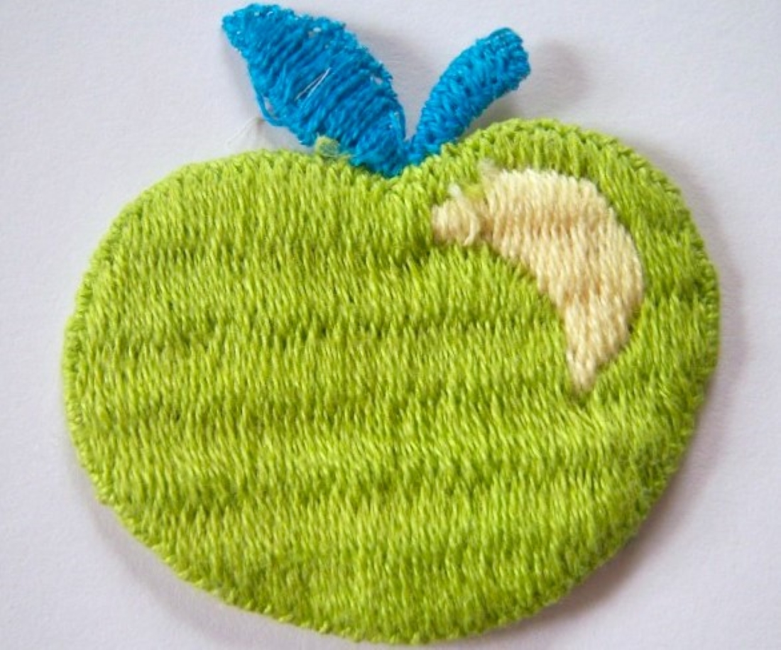 Green Apple Applique