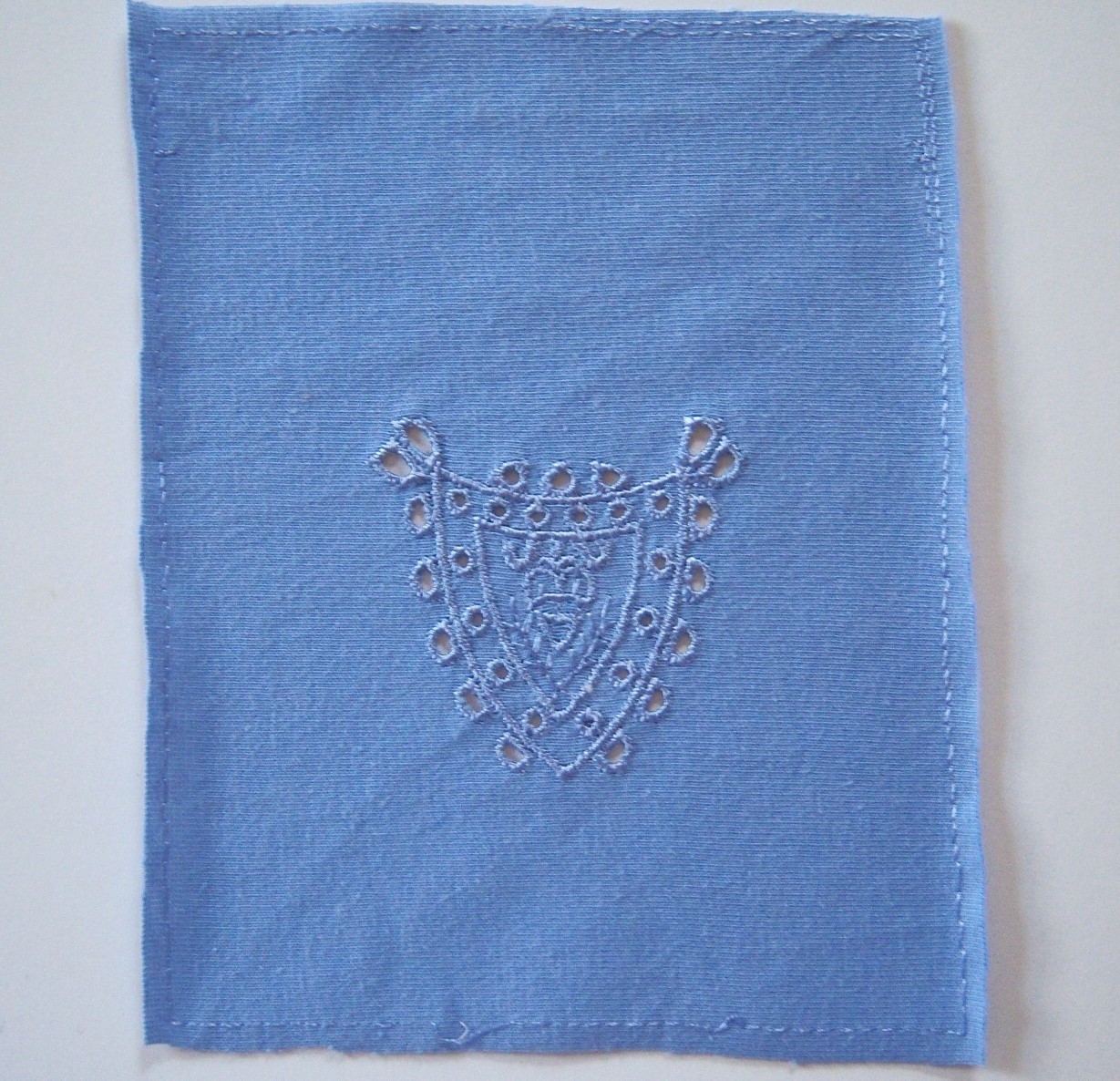 Iris Embroidered Knit Square