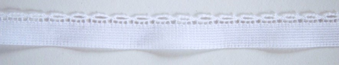 White 3/8" Nylon Lace