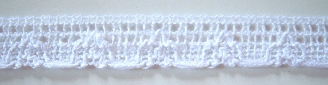 White 3/4" Cluny Lace