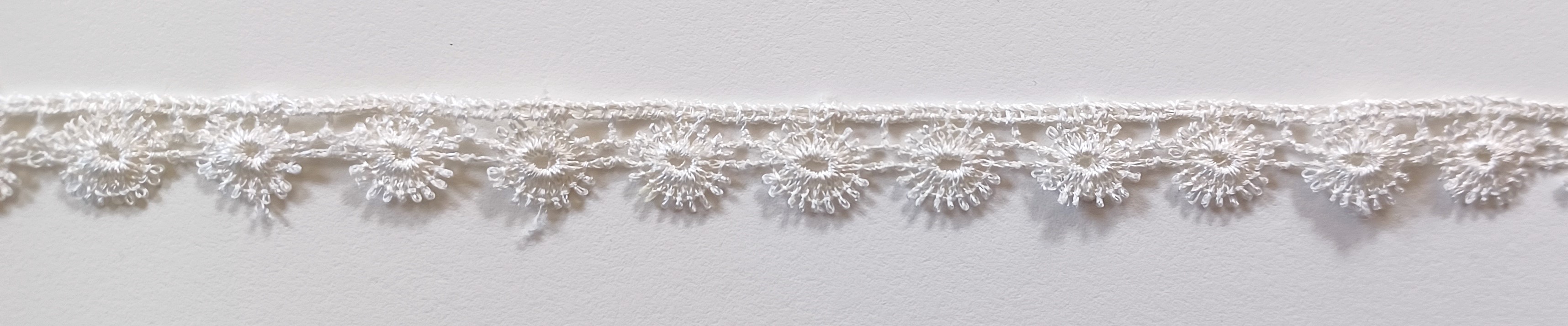 Light Ivory Rayon 7/16" Venise Lace Trim