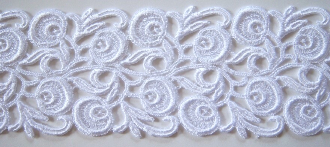White 2 3/4" Venise Lace