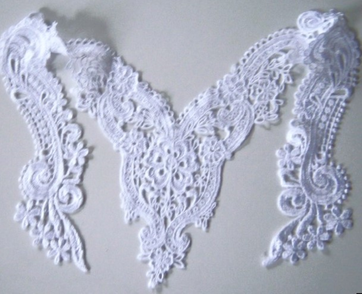 Venice Lace Applique Yoke
