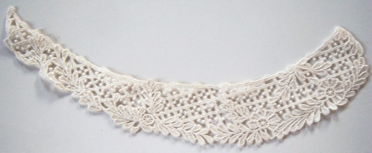 Ivory Venise Lace Yoke