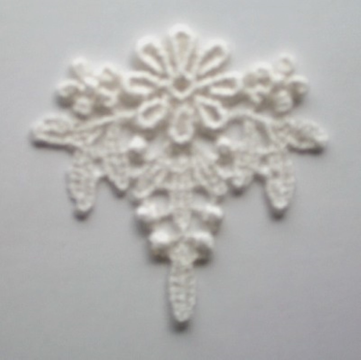 Light Ivory Bouquet Venise Lace Applique