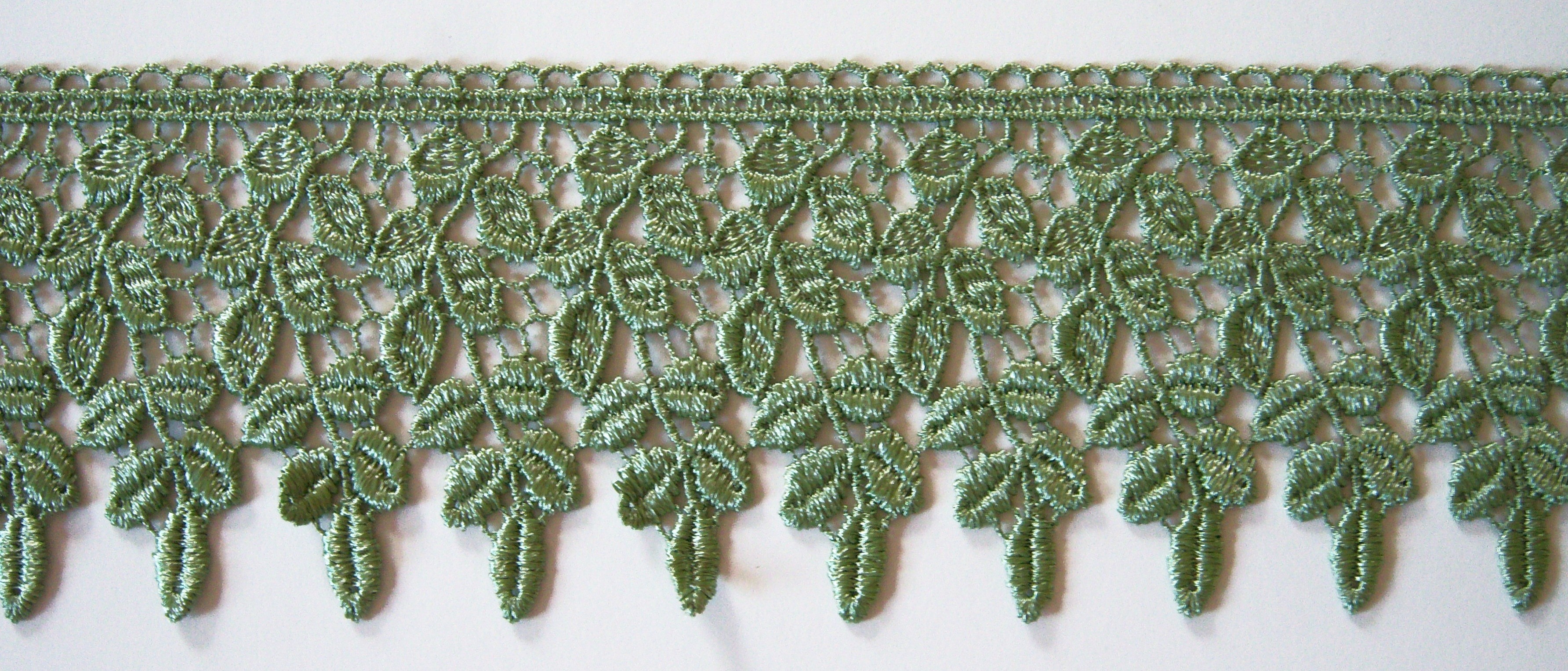 Leaf Green 3 1/4" Venise Lace