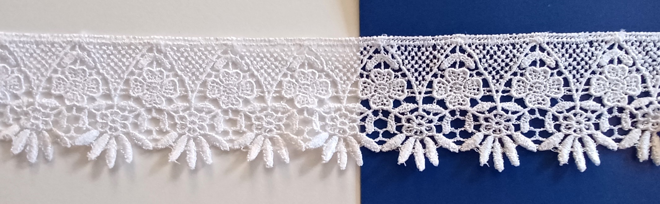 White 1 3/4" Venise Lace