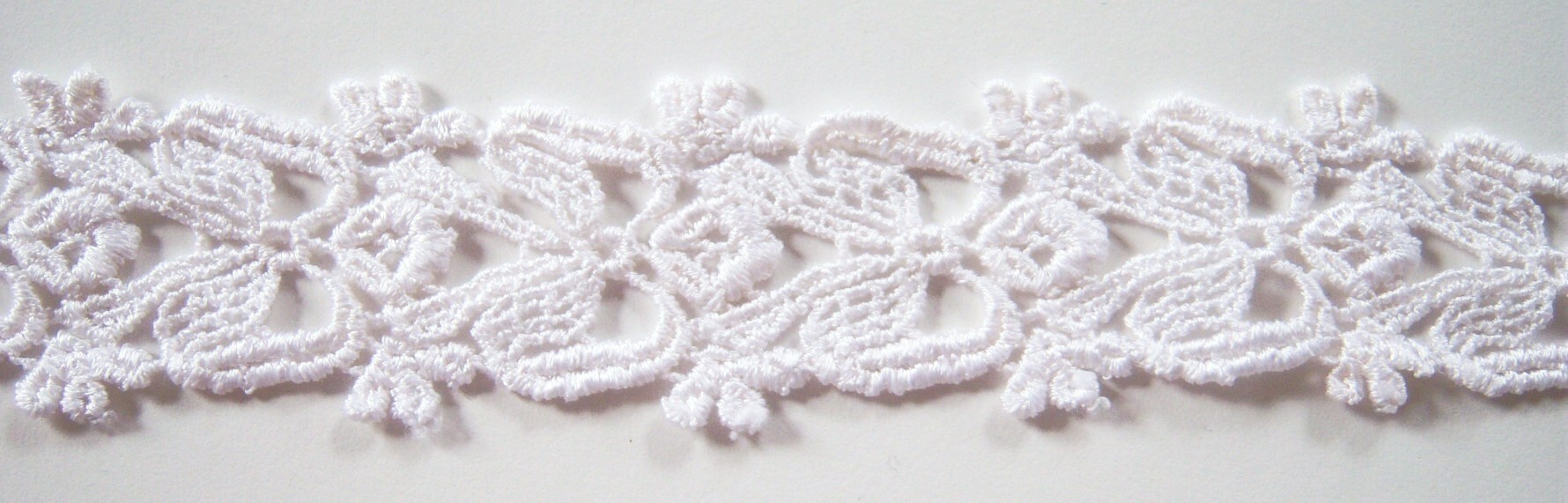 Off White 1 1/4" Rayon Venise Lace