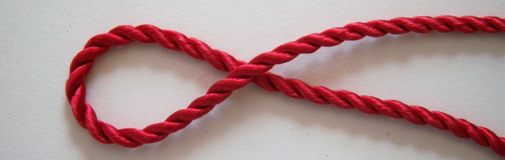 Scarlet 1/8" Rayon Cord