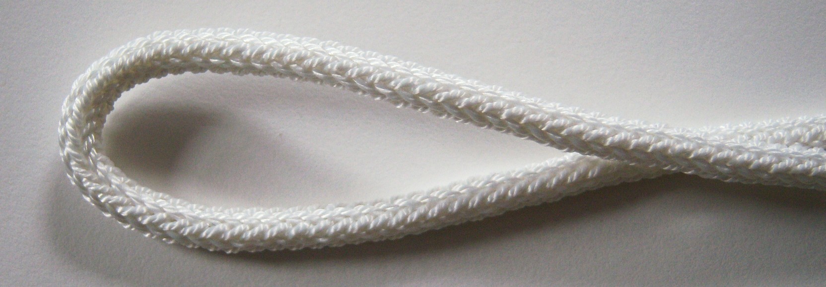 Nat. White Covered 3/16" Cord