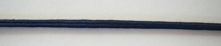 Midnight Navy 3/32" Soutache Rayon Cord