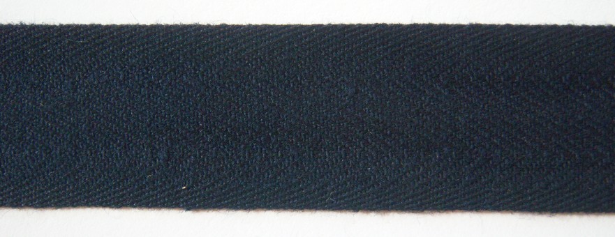 Black Cotton 1" Twill Tape