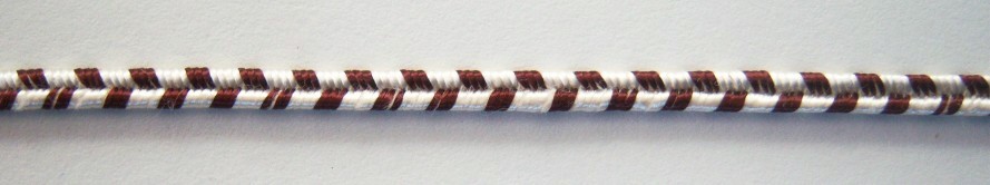 Ivory/Chocolate 1/8" Cord