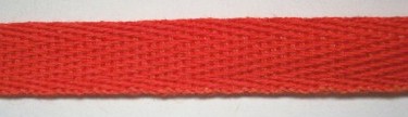 Dk Orange 1/2" Cotton Webbing