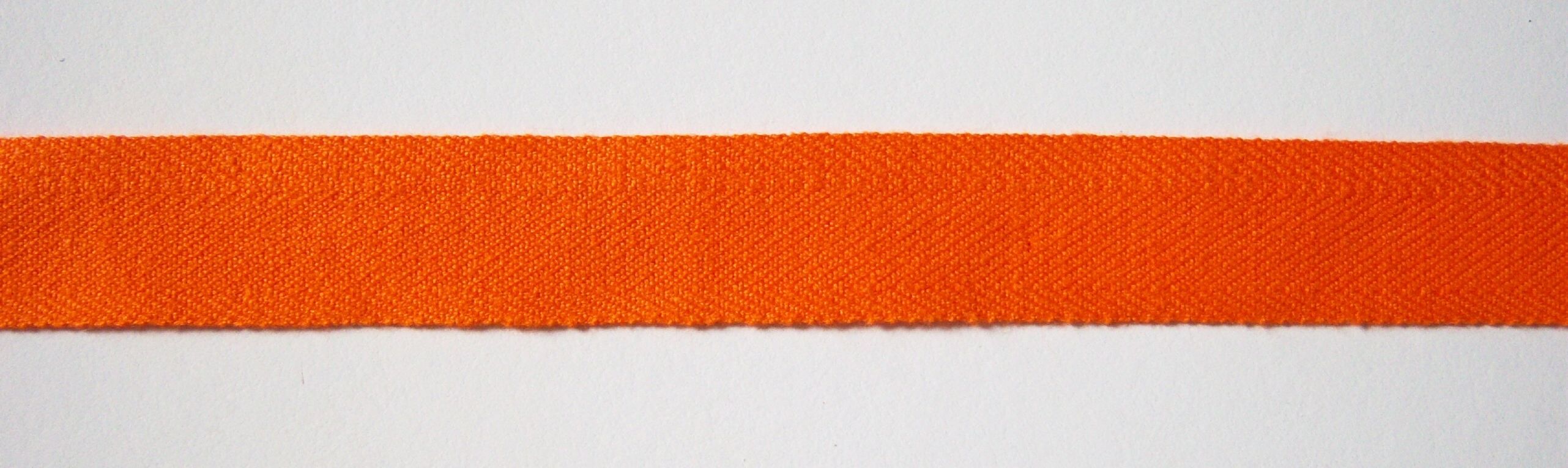 Tangerine Cotton 3/4" Twill Tape