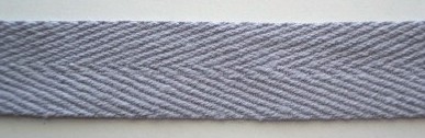 Grey Cotton 3/4" Twill Tape