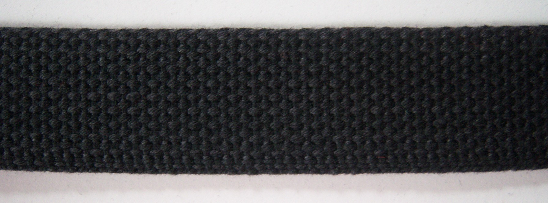 Black 1 5/16" Cotton Webbing