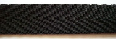 Black Polypropylene 3/4" Webbing