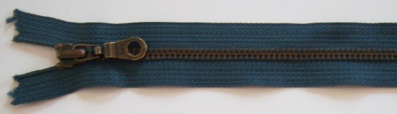 Steel Grey YKK 7" Metal Zipper