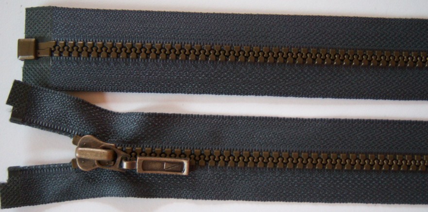 Stone YKK 24" Vislon Separating Zipper