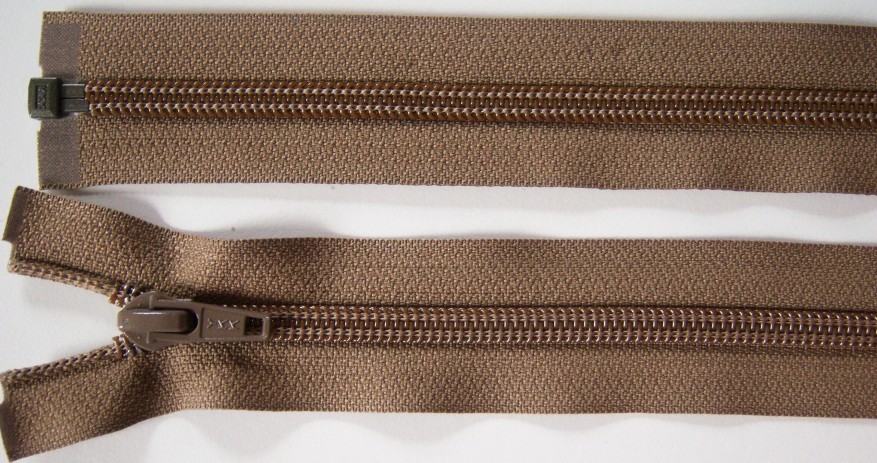 Nude Beige YKK 23" Coil Separating Zipper