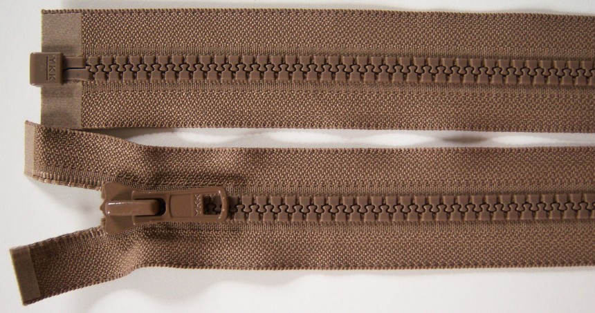 Camel YKK 21" Vislon Separating Zipper