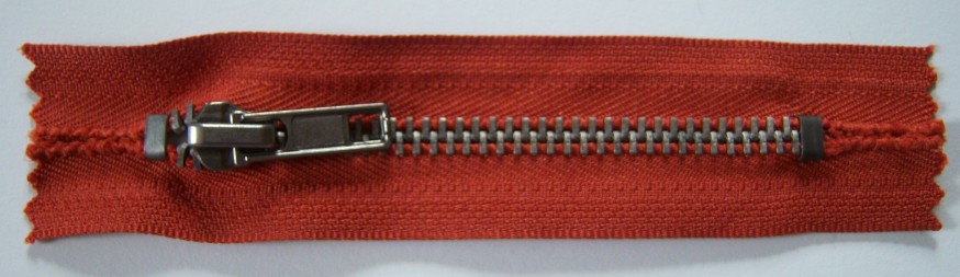 Rust 3.75" Metal Zipper