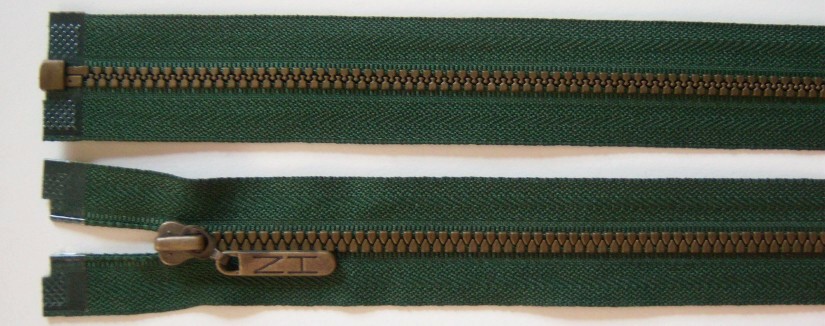 Pine YKK 28" Vislon Newport Harbor Pull Separating Zipper