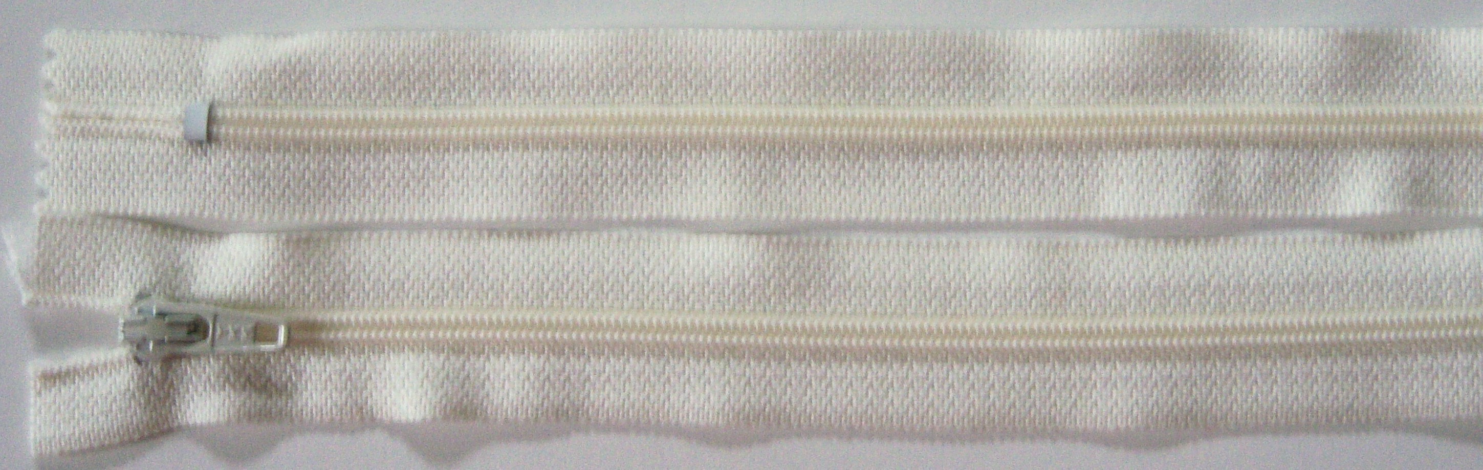 Ivory YKK 7" Zipper