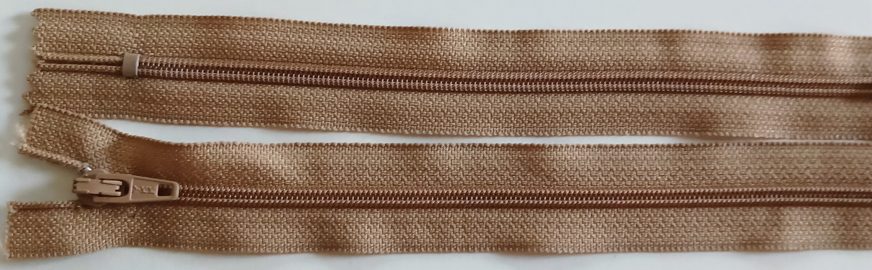 Light Bronze YKK 7" Zipper