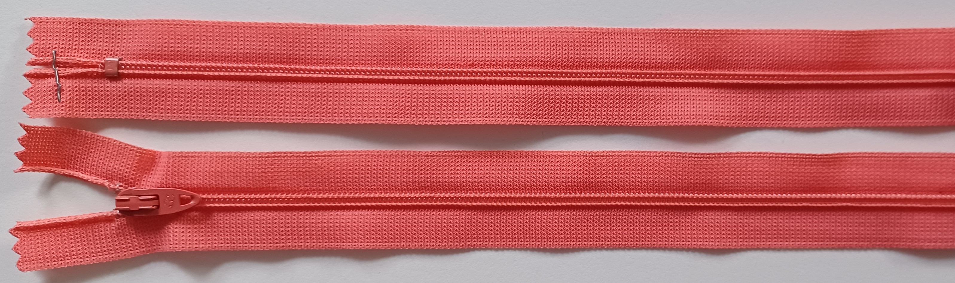 Coats & Clark 8.5" Coral Nylon Coil Zipper