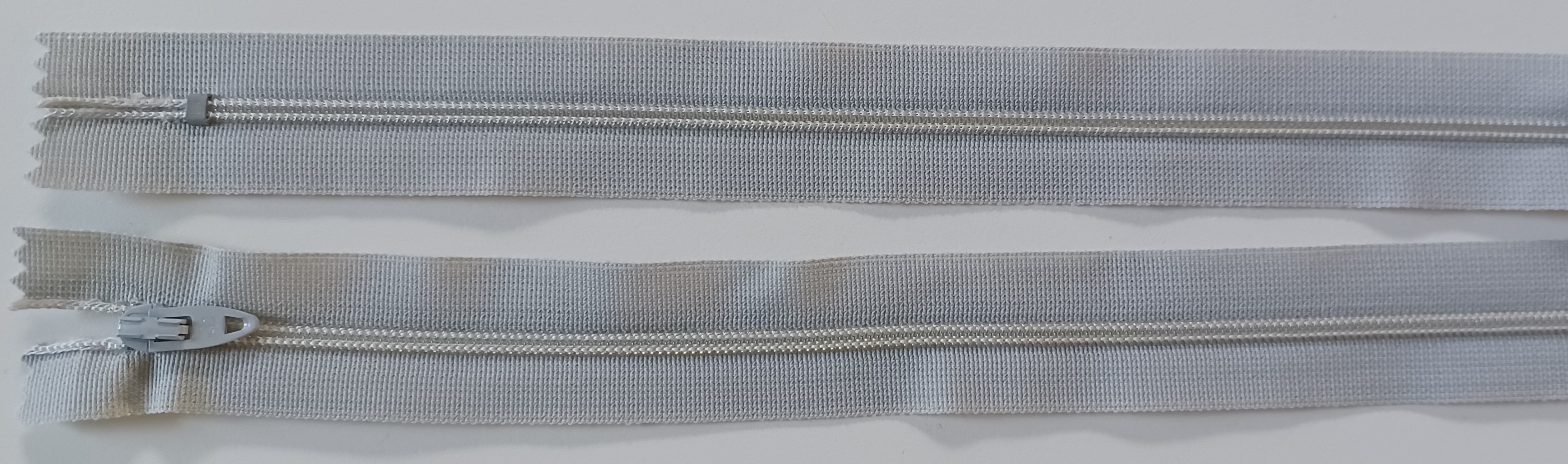 Coats & Clark 8.5" Dove Grey Nylon Coil Zipper