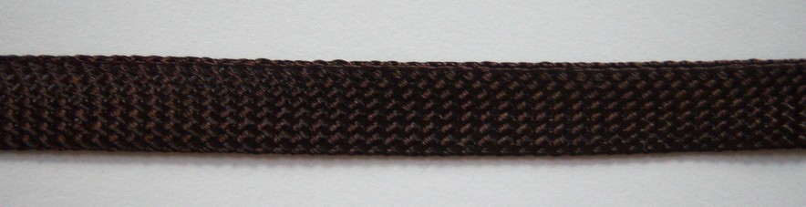 Dk Brown 7/16" Fold Over Braid