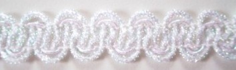 White Sparkle 11/16 Inch Elastic