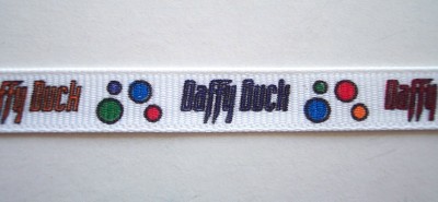 Daffy Duck 3/8" Grosgrain Ribbon