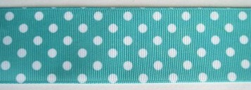 Tropic/White Dot 1 1/2" Grosgrain Ribbon