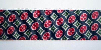 Navy Thick 1 3/8" Grosgrain Ribbon