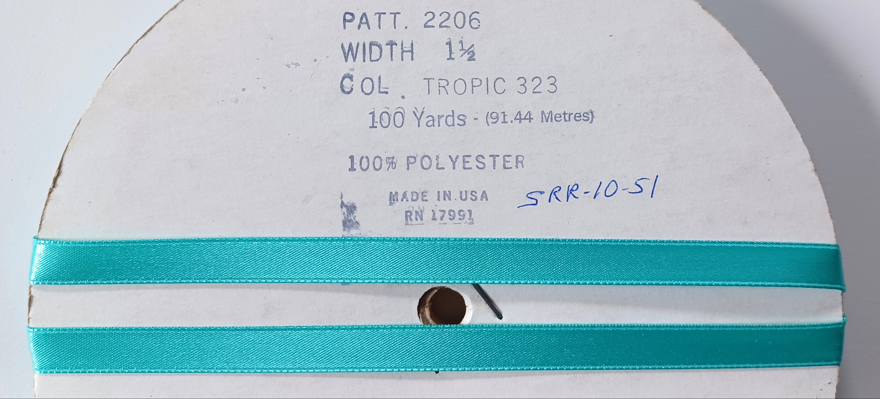 Tropic 3/8" DF Satin Ribbon