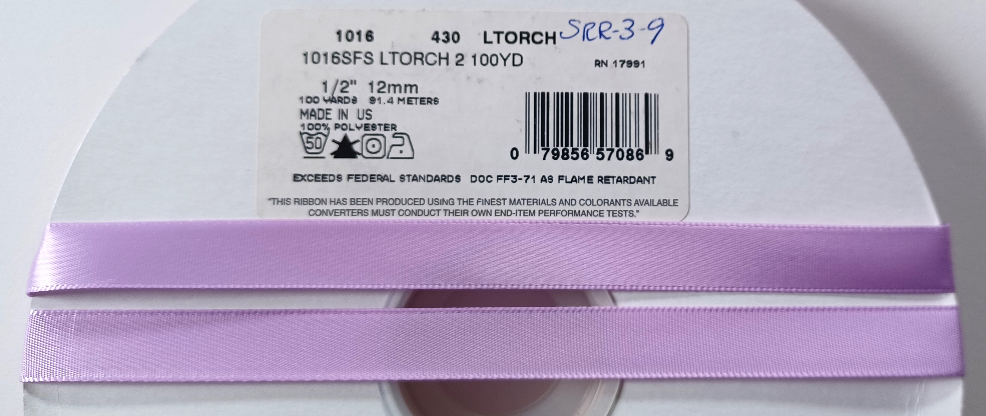 Light Orchid 1/2" Satin Ribbon