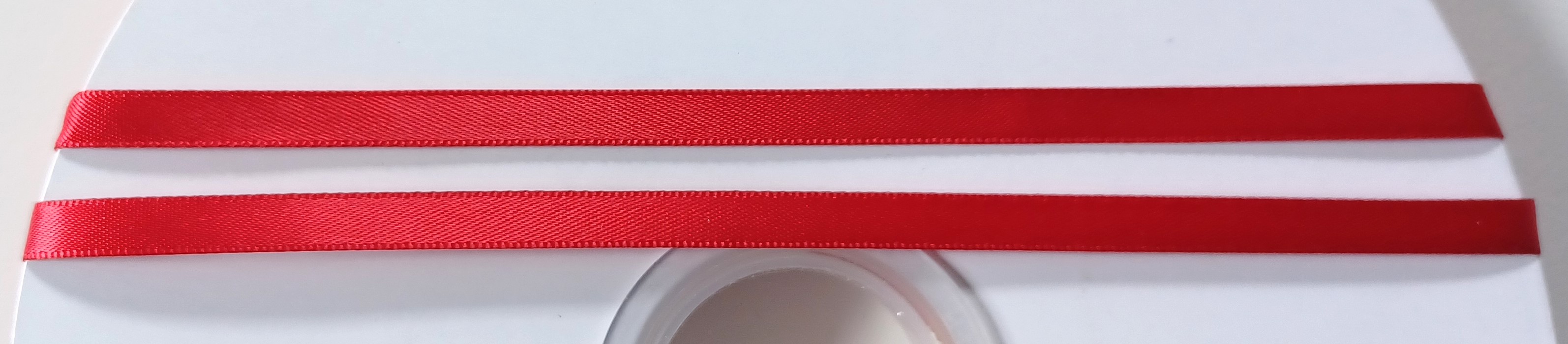 Red 1/4" DF Satin Ribbon
