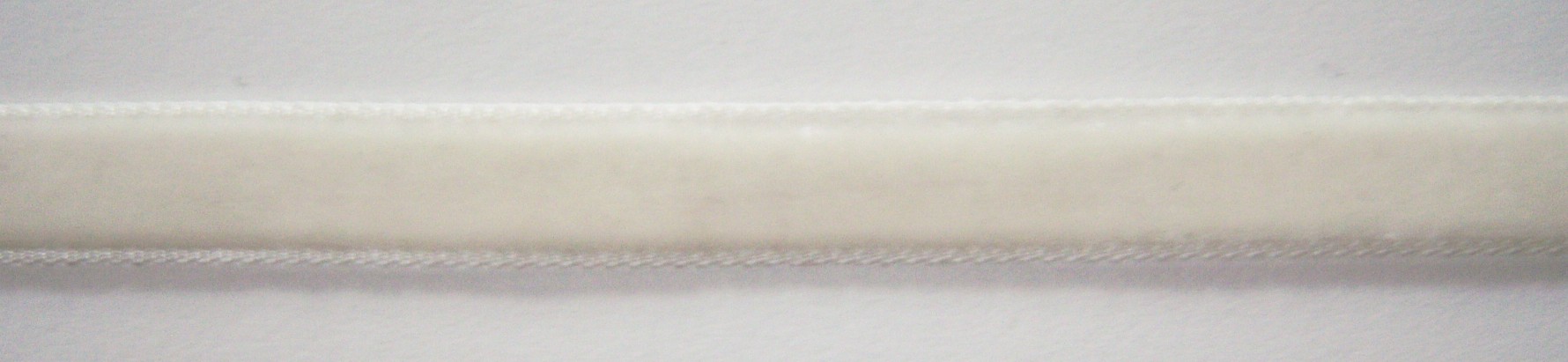 Ivory Nylon 3/8" Velvet Ribbon