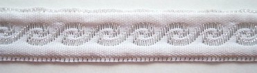 White/Silver 1/2" Trim