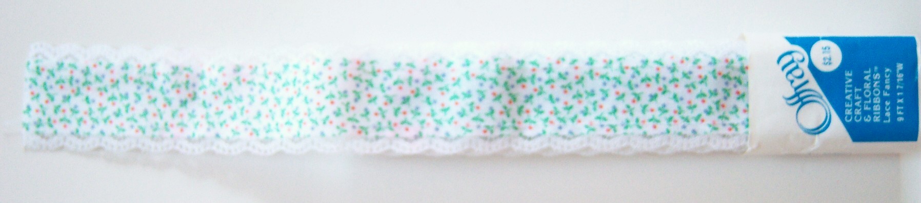 Offray White Fancy 1 7/16" Ribbon