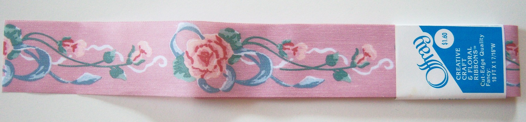 Offray Rose Floral 1 7/16" Ribbon