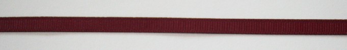 Burgundy 1/4" Grosgrain Ribbon