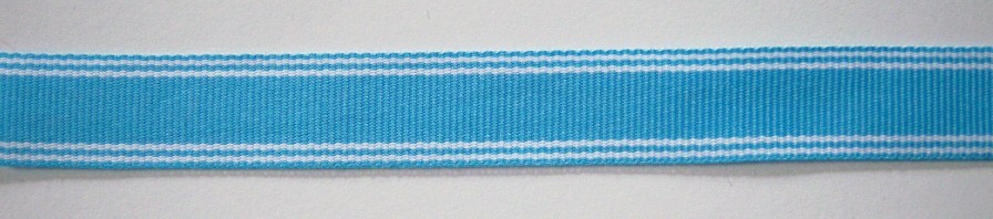 Frosty/White 5/8" Grosgrain Ribbon