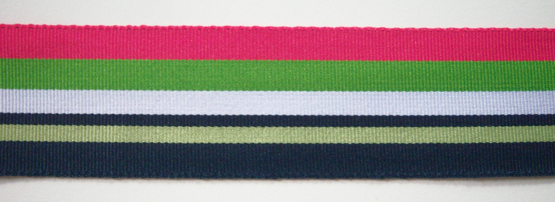 Shocking/Navy 1 1/2" Grosgrain Ribbon