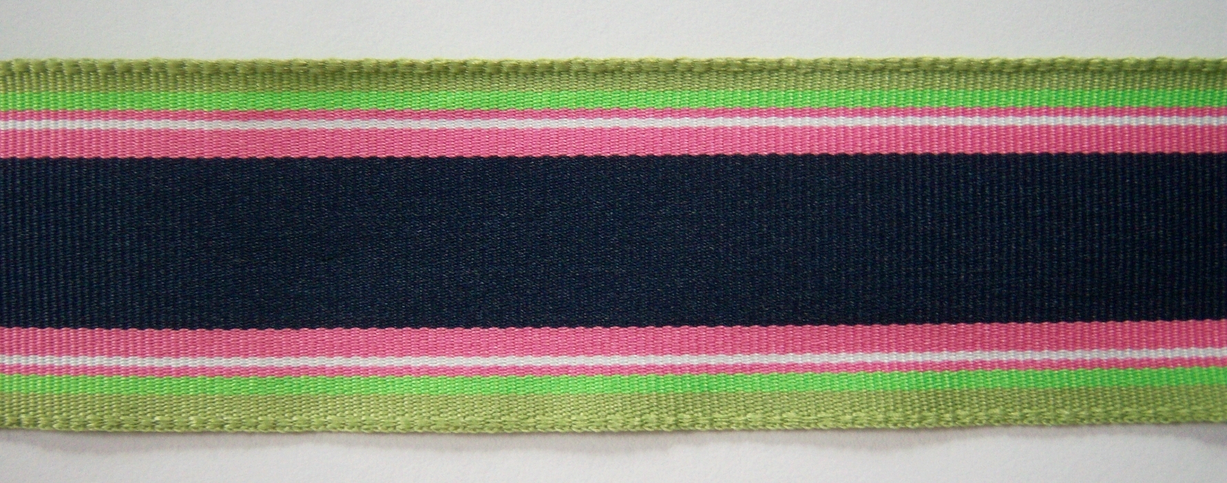 Kiwi/Navy 1 1/2" Grosgrain Ribbon